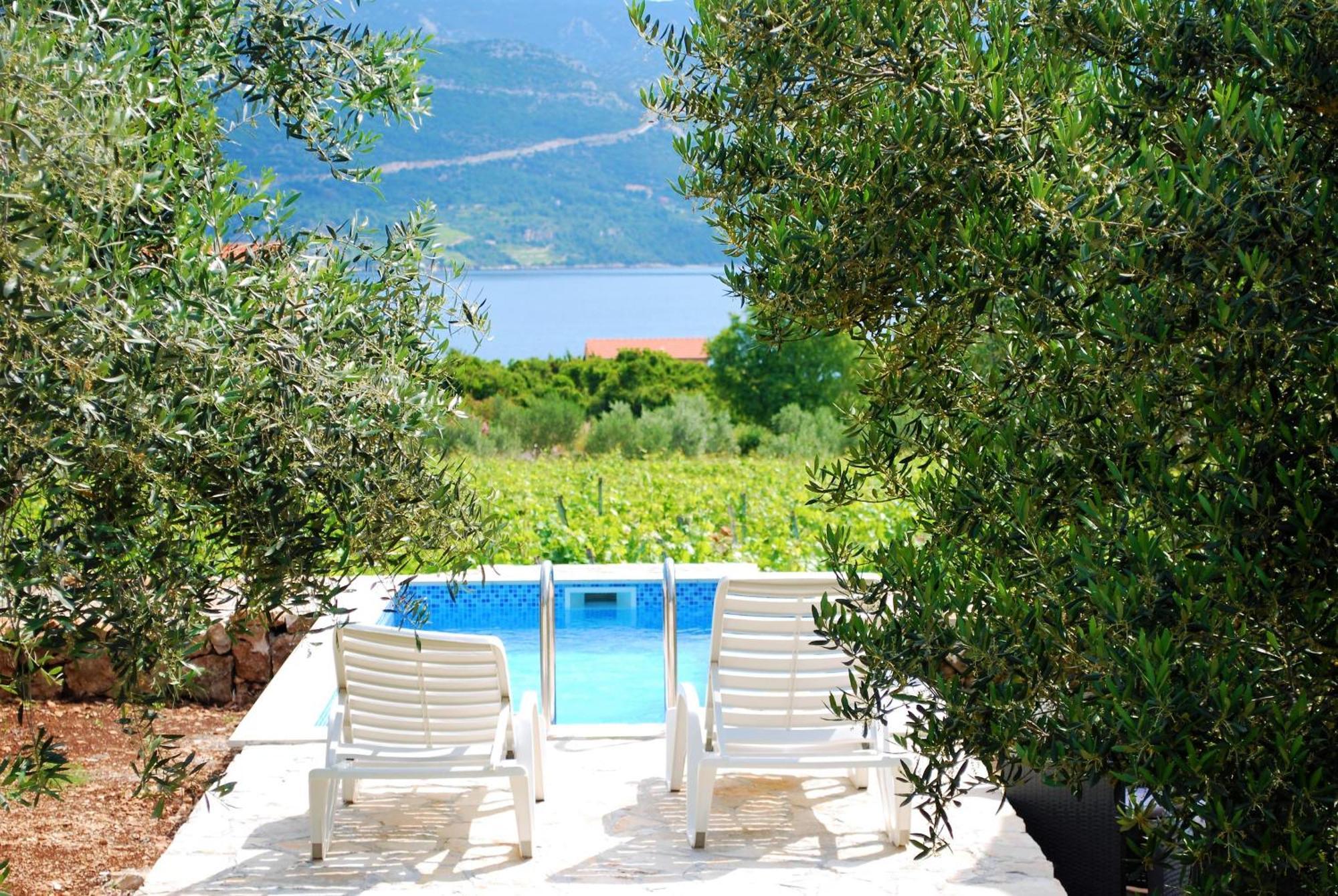 Vineyard House & Olive Grove House Villa Račišće Eksteriør bilde
