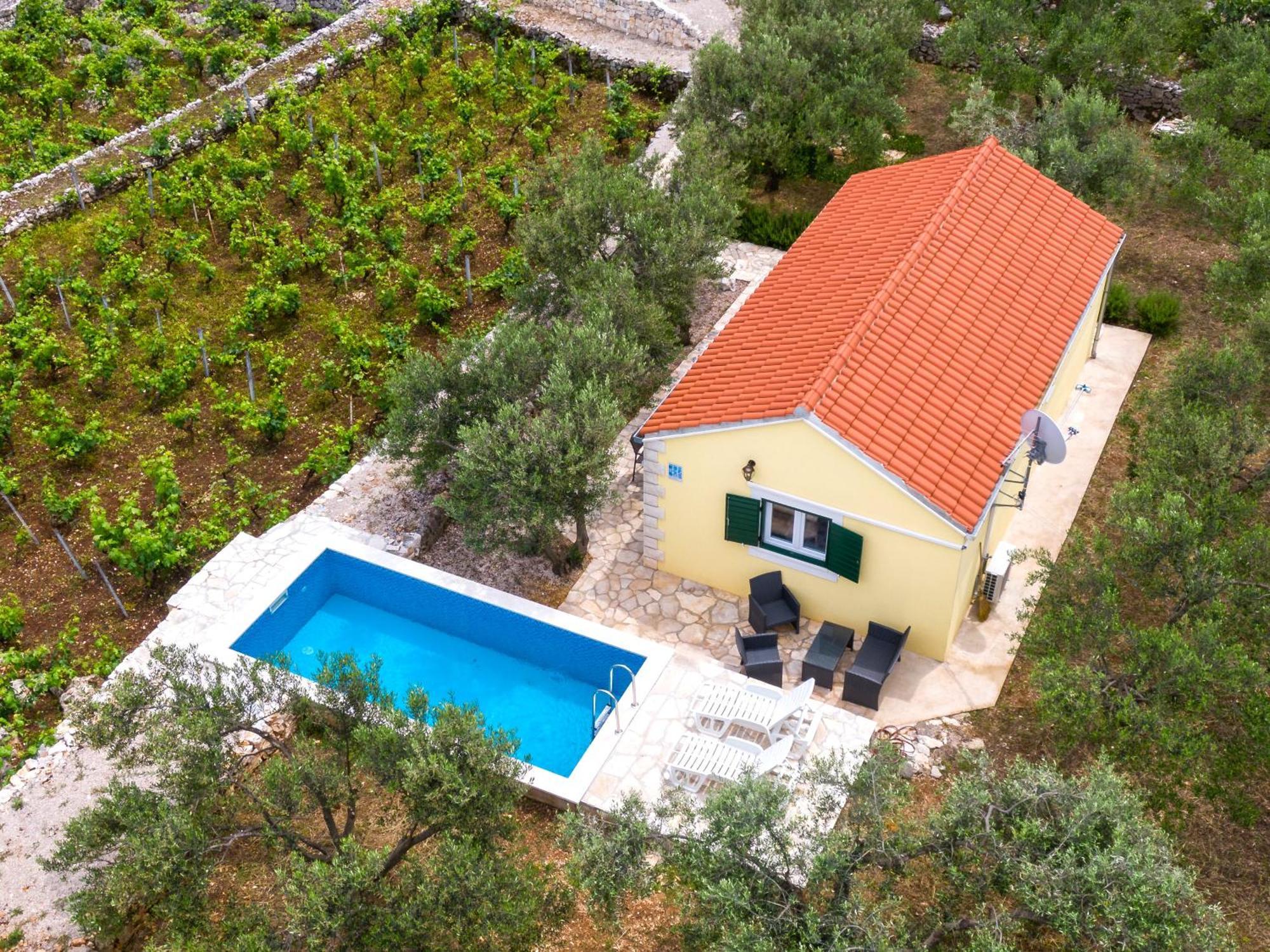 Vineyard House & Olive Grove House Villa Račišće Eksteriør bilde