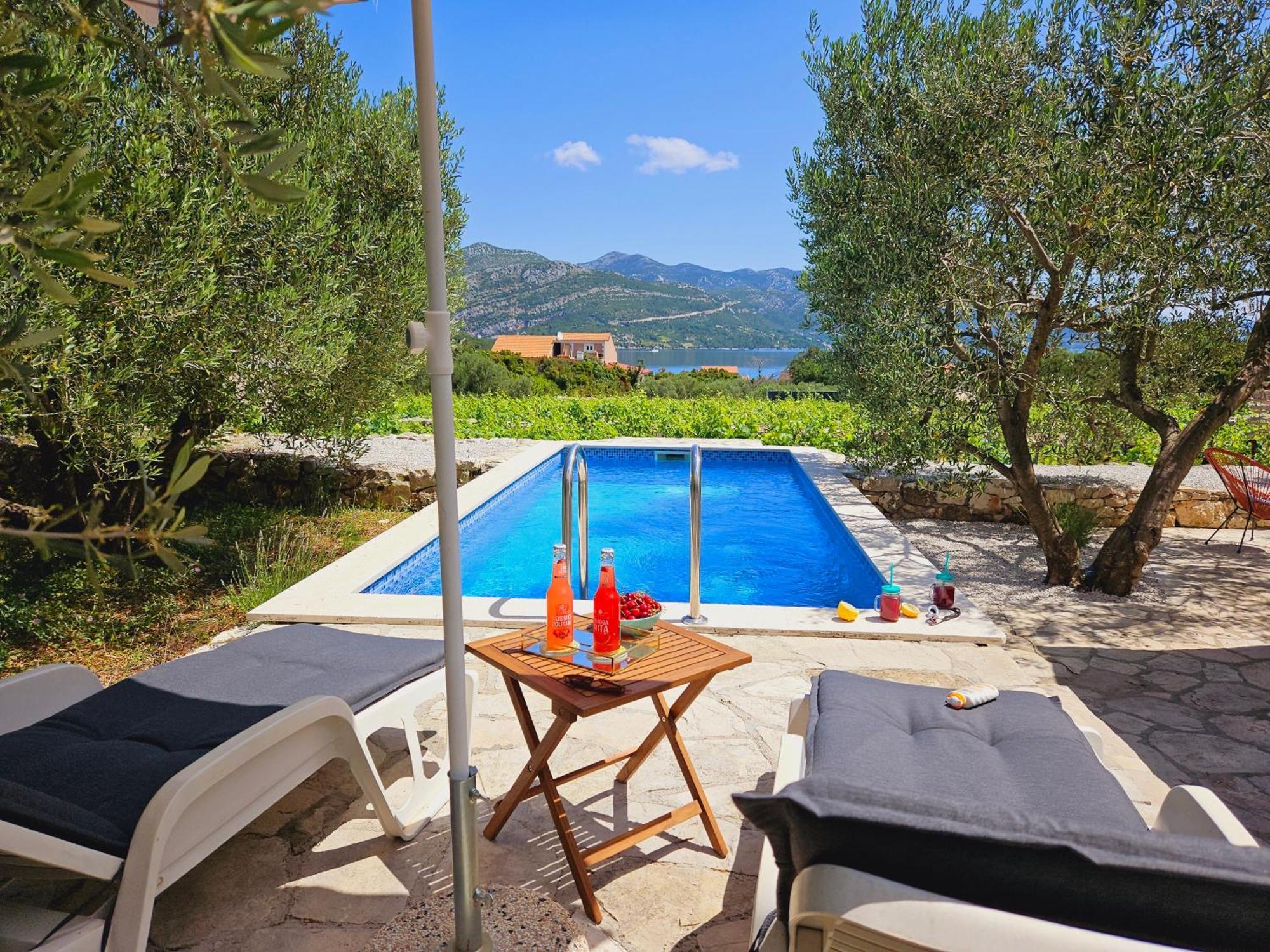Vineyard House & Olive Grove House Villa Račišće Eksteriør bilde
