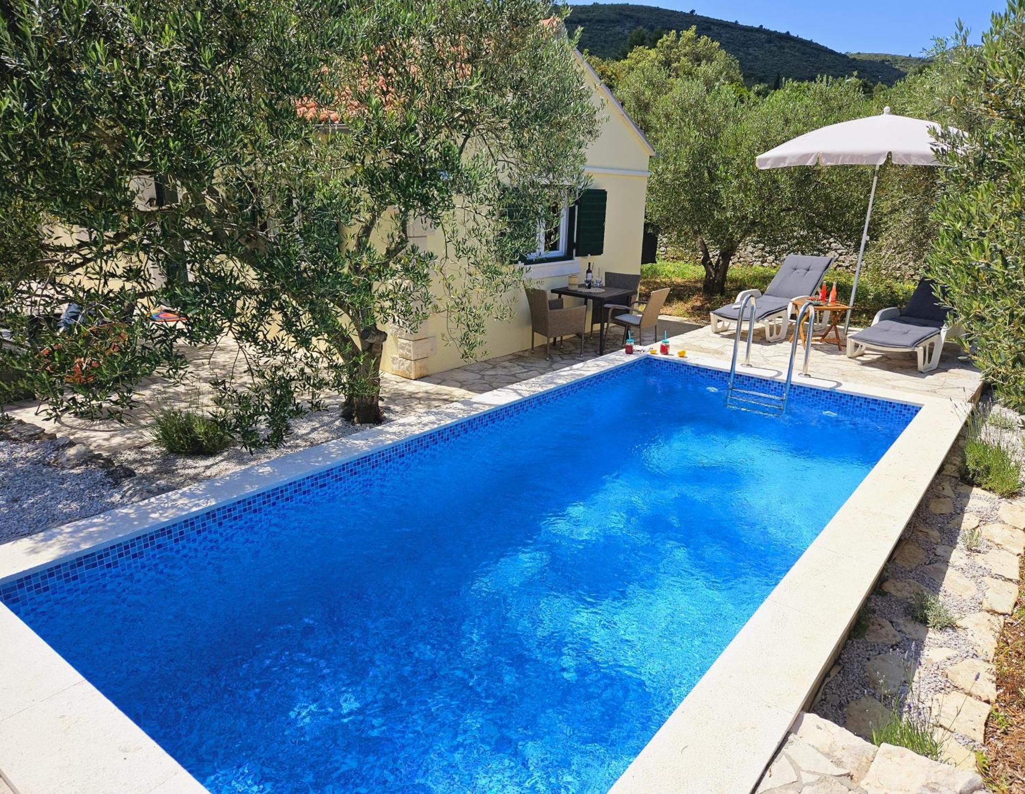 Vineyard House & Olive Grove House Villa Račišće Eksteriør bilde